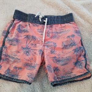 Boys Cotton on Kids tropical swim shorts